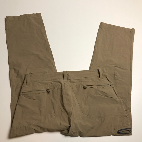 L.L. Bean Beige Hiking Pants Mens Size 34 - Picture 4 of 5